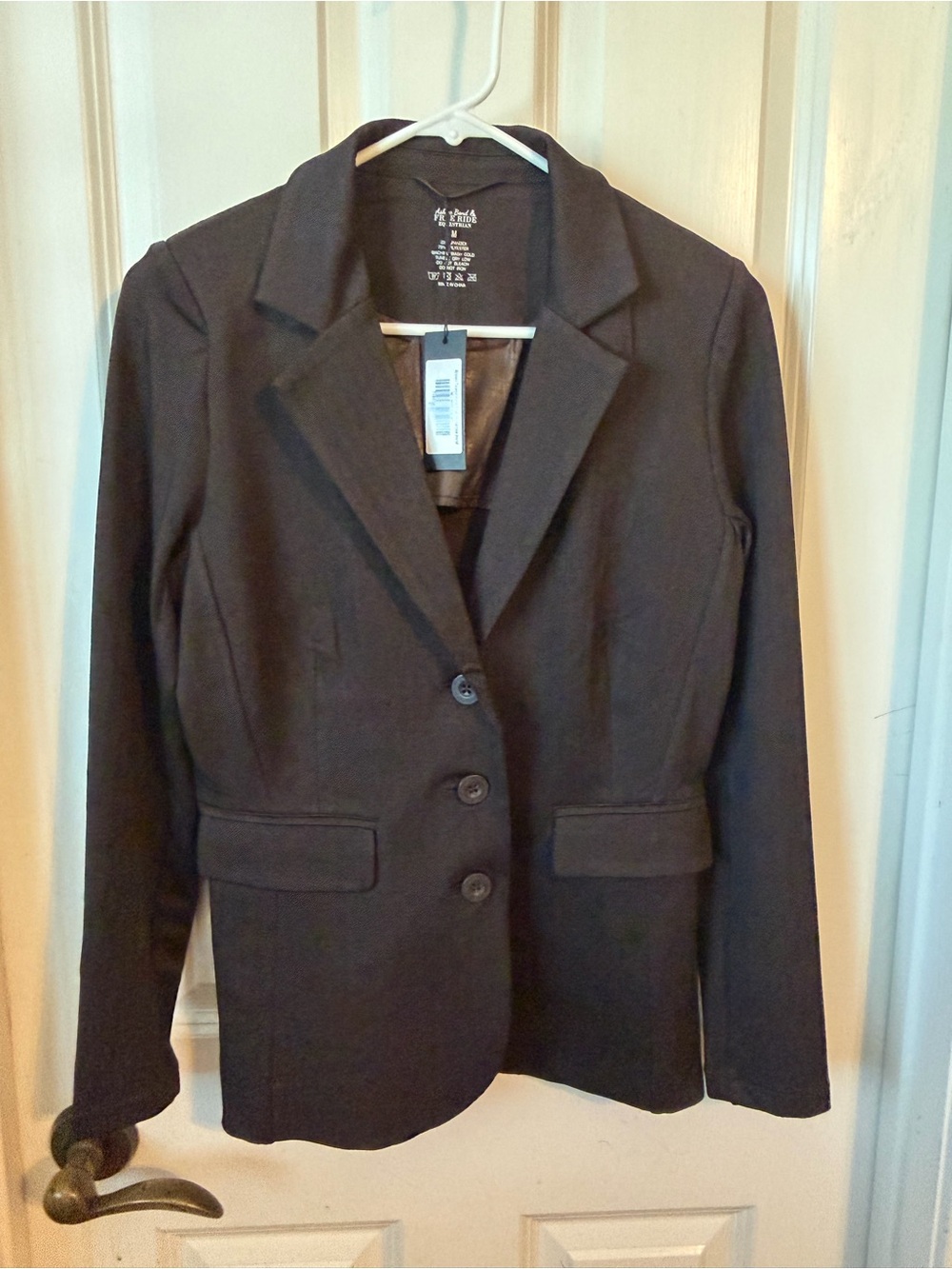 NWT Ashlee Bond Free Ride Equestrian Chocolate Show Coat, size M, fits like a S